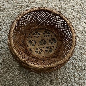 Vintage Wicker Bowl